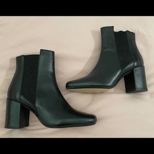 Zara ankle boots chunky heel